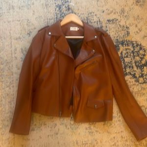 The Reset Rust Brown Leather Jacket
